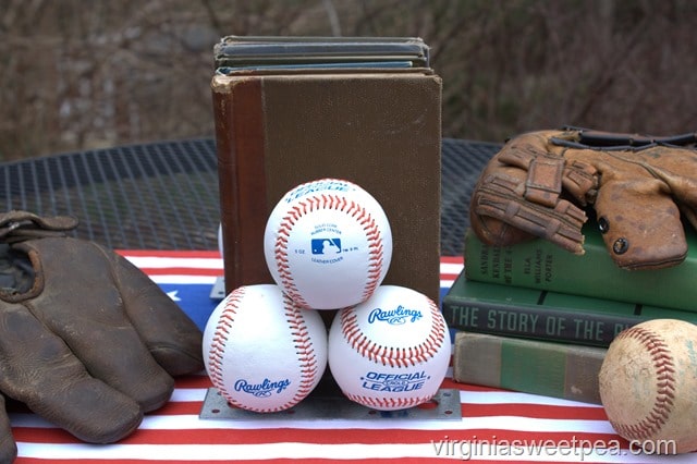 How To Make Baseball Bookends - Get the full tutorial at virginiasweetpea.com