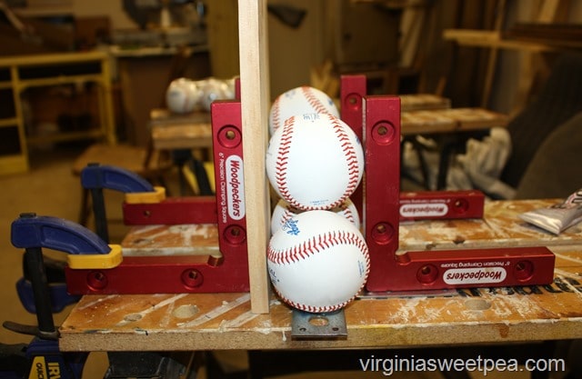 How to Make Baseball Bookends 