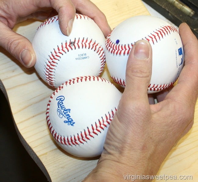 How to Make Baseball Bookends 