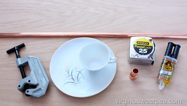 Supplies to Make a Bird Feeder from a Snack Plate