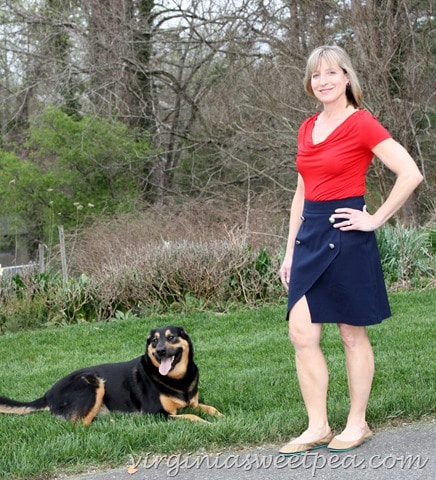 April 2016 Stitch Fix - 41Hawthorne Piper Asymmetrical Hem Skirt3