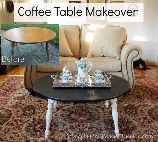 Coffee Table Makeover - Before and After - See more at virginiasweetpea.com