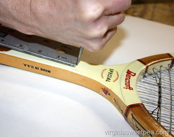 How to Make a Tennis Racket Table