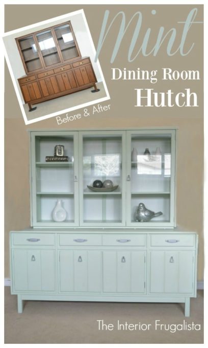 Mid-Century Hutch Makeover