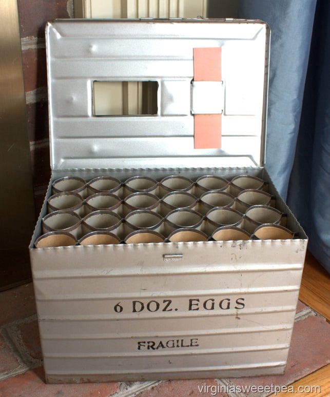 Antique Egg Shipping Crate - Eggs were shipped in crates like these in the old days.