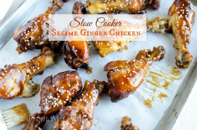 Slow Cooker Sesame Drumsticks