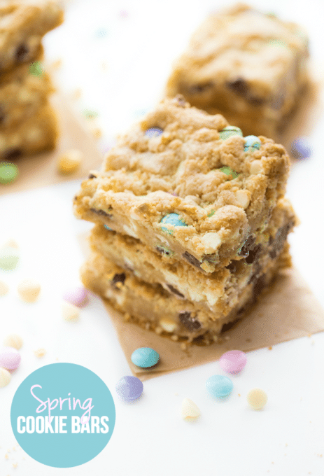 Spring Cookie Bars