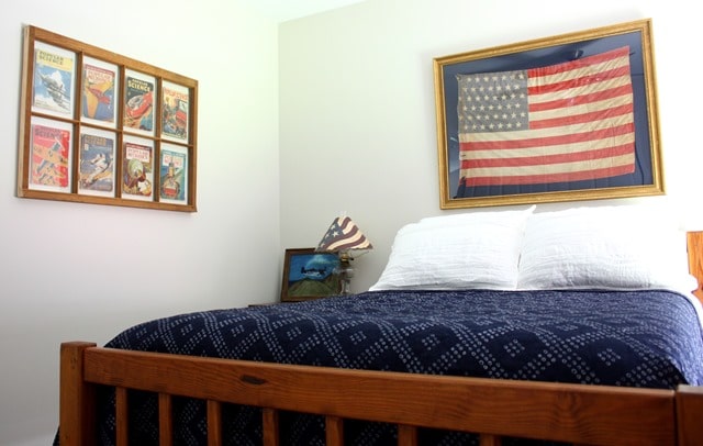 Lakehouse Decor - Americanna Themed Bedroom