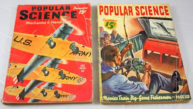 Popular Science Magazines from 1938-41