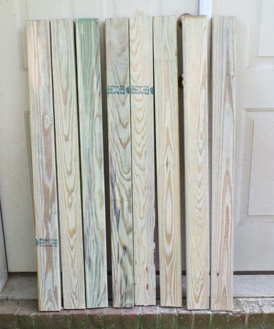 Seat Pieces for DIY 2x4 Bench