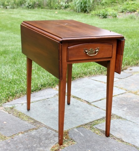 Drop Leaf Cherry End Table