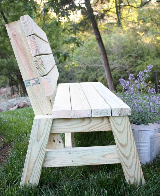 DIY 2x4 bench