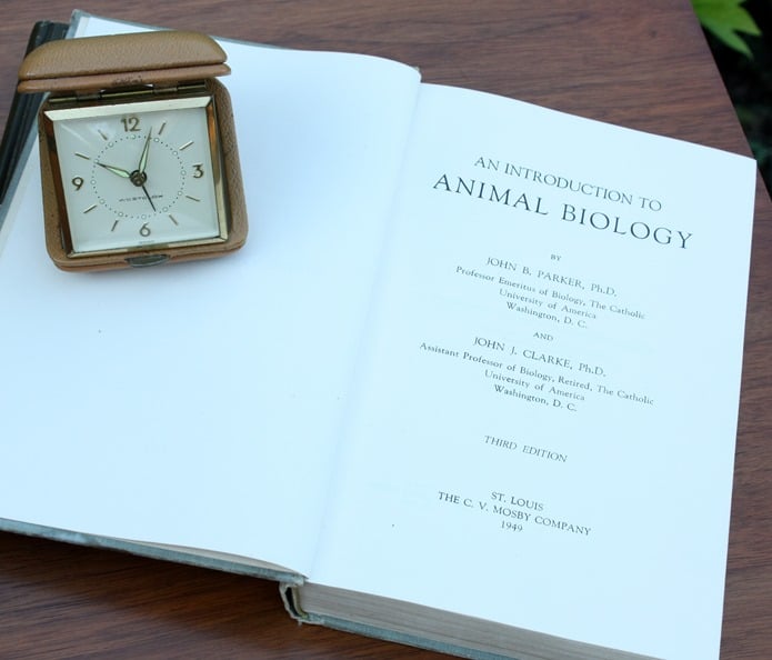 1949 An Introduction to Animal Biology by Parker and Clarke