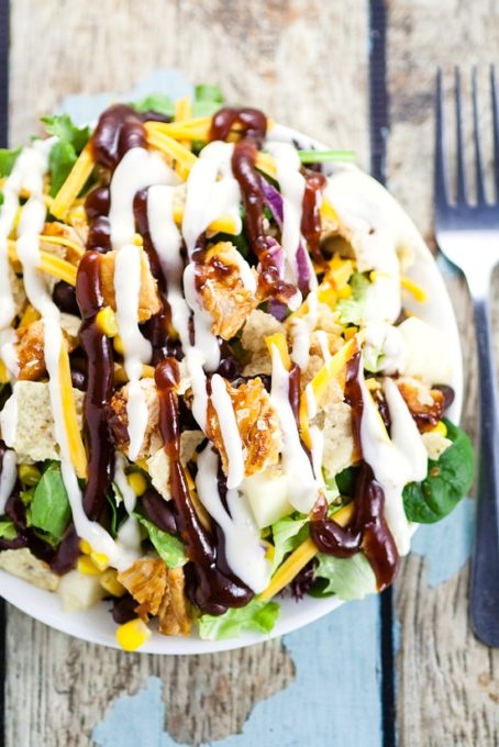 Barbecue Ranch Chicken Salad