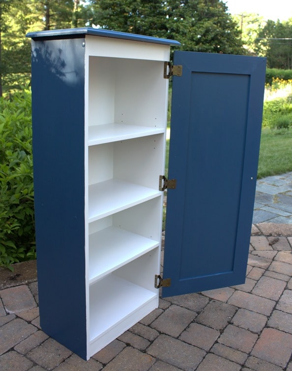 A Sauder cabinet gets a makeover. 