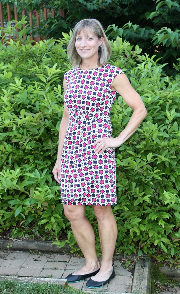 Donna Morgan Cam Gathered Waist Dress - Stitch Fix Review - July 2016 - virginiasweetpea.com