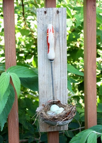 Farmhouse Style Vintage Ladle Upcycle