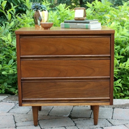 Mid-Century End Table Makeover