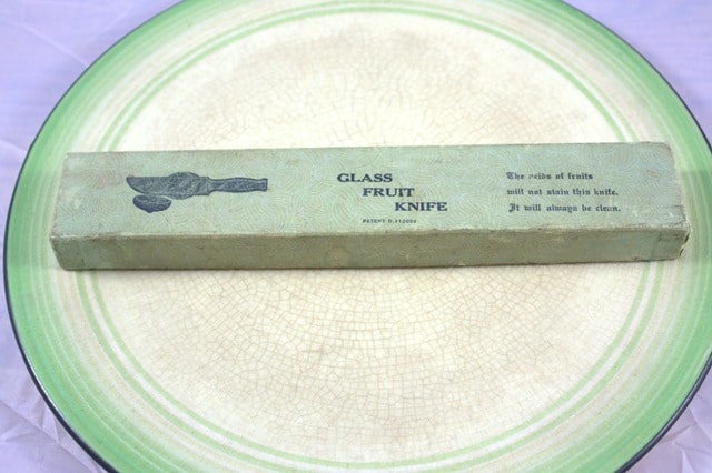 Glass Fruit Knife 1938