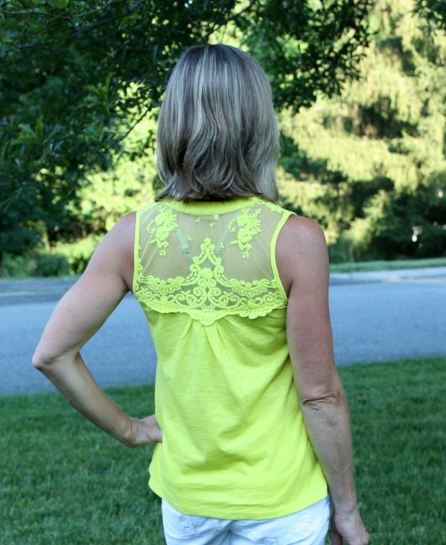Skies are Blue Abiga Lace Detail Knit Tank - Stitch Fix Review - July 2016 - virginiasweetpea.com
