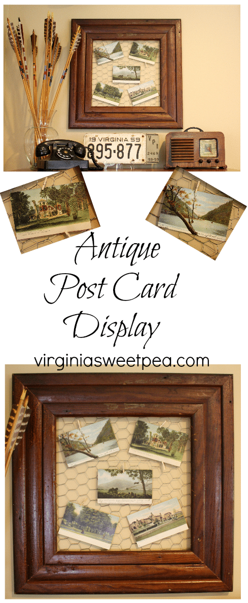 Antique Post Card Display