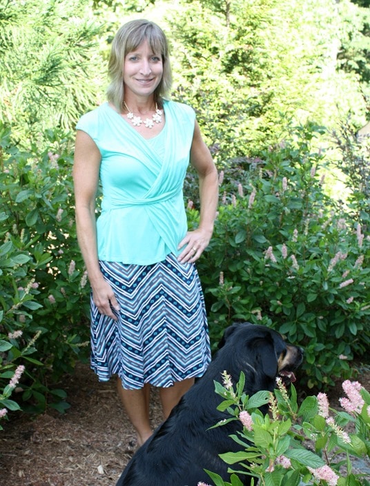 August 2016 Stitch Fix Review - Gilli Melody Printed Flair Skirt - virginiasweetpea.com