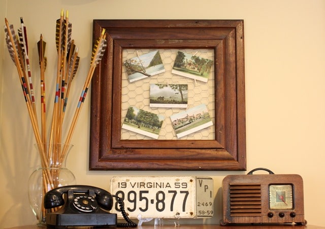 Antique Post Card Display - Display your post cards so that they can be enjoyed. virginiasweetpea.com