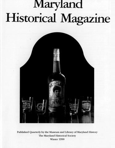 1990 Maryland Historic Magazine