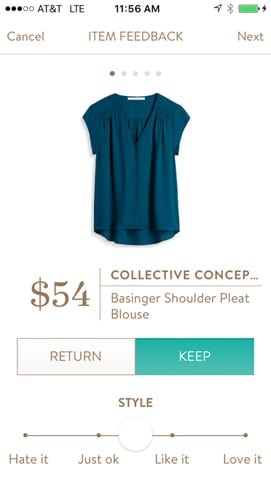 Collective Concepts Basinger Shoulder Pleat Blouse