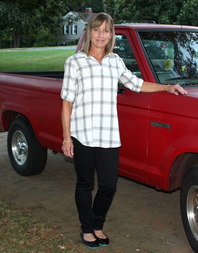 September 2016 Stitch Fix Review - Skies are Blue Rossellini One Pocket Tunic - virginiasweetpea.com