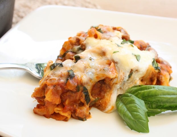 Dinner can be on the table in 30 minutes! Make a skillet lasagna that is quick to make and tasty. Get the recipe at virginiasweetpea.com.