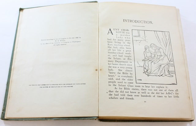 1898 Aunt Charlotte's Stories of Bible History for Little Ones