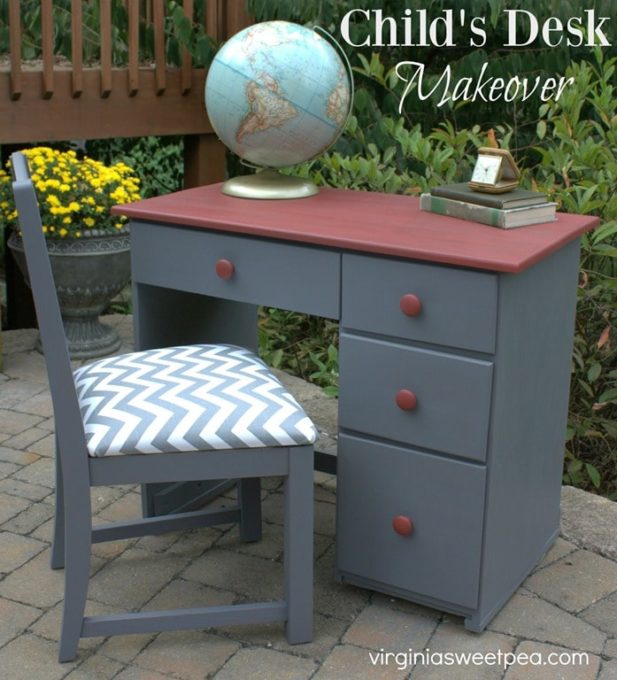 Child's Desk Makeover