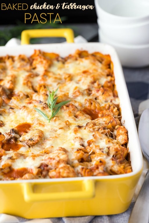 chicken-and-tarragon-pasta-bake-text