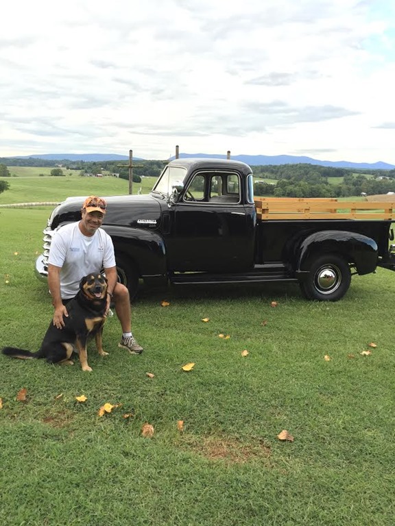 Sherman Skulina at Tuck Farm in Moneta, VA. #smithmountainlake