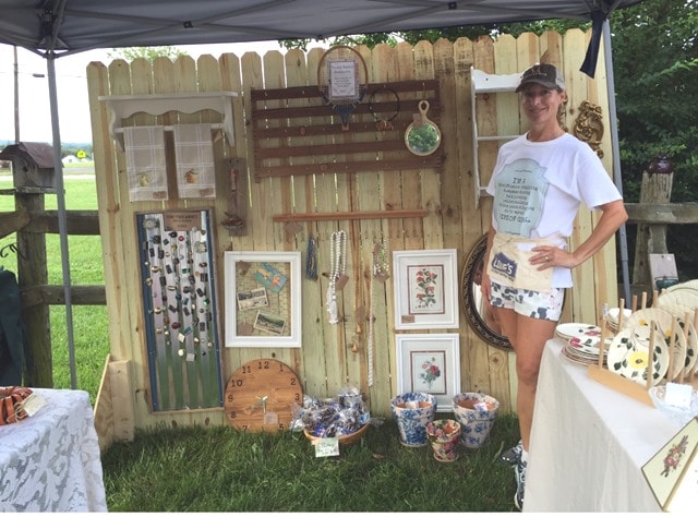 DIY Folding Display for Craft Shows or Vintage Markets