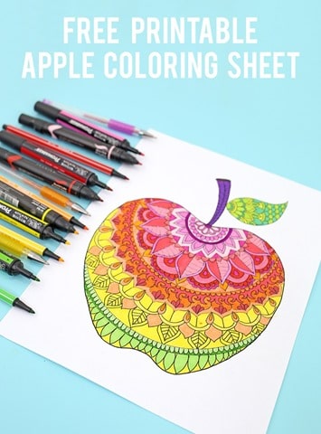 Free-printable-apple-coloring-sheet