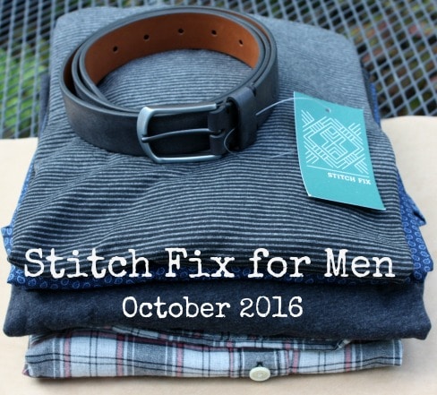 Stitch Fix for Men - October 2016