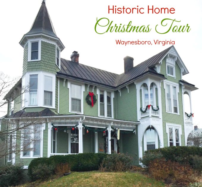 Historic Christmas Home Tour in Waynesboro, VA - Tour five homes decorated for the holidays.  virginiasweetpea.com