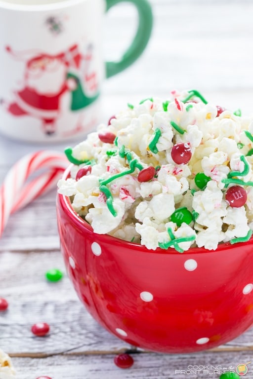 Holiday Chocolate Peppermint M M Popcorn Snack