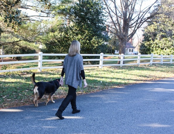 Stitch Fix Review January 2017 | RD Style Calandri Contrast Sleeve Ponch | virginiasweetpea.com