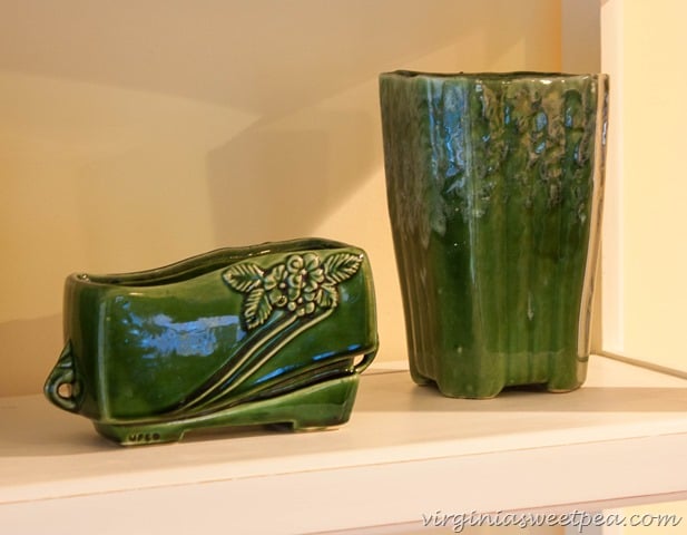 Vintage Green Pottery 