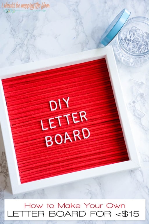 how to make a letter board