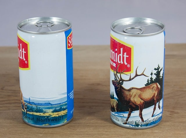 Schmidt Beer Cans from the 1970's