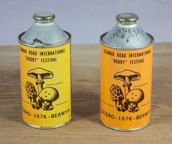 Cermak Road International "Houby" Festival Beer Can from 1976