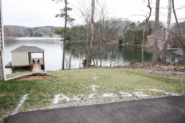 Building a Patio and Walkway at Smith Mountain Lake - Before