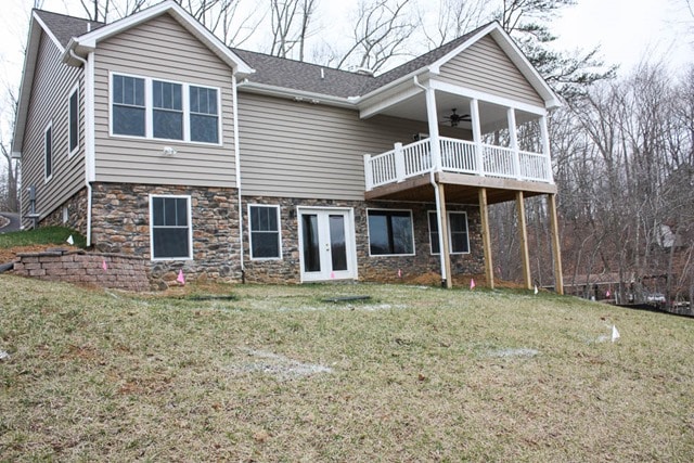 Building a Patio and Walkway at Smith Mountain Lake - Before