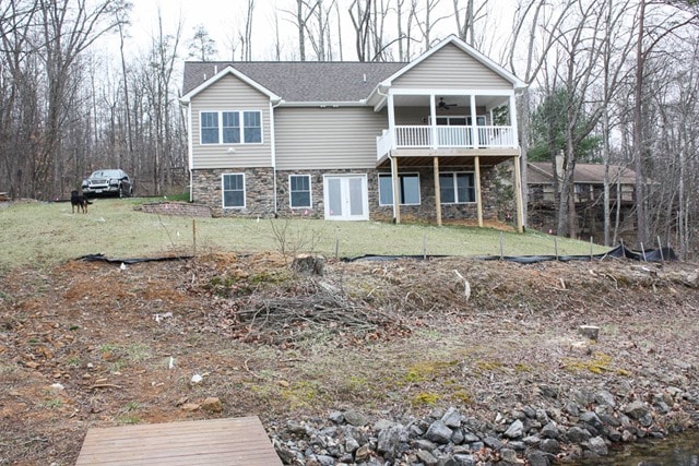 Building a Patio and Walkway at Smith Mountain Lake - Before