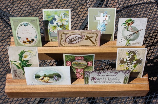 DIY Wood Card Display and Holder - Learn how to make your own! virginiasweetpea.com