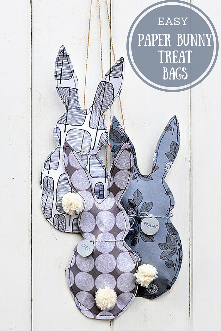 Easy Paper Bunny Treat Bags